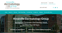 Desktop Screenshot of knoxderm.com